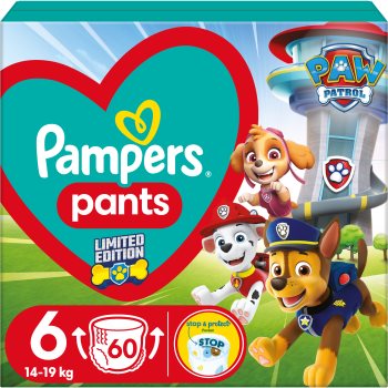 Pampers Pants Paw Patrol Size 6 scutece de unică folosință tip chiloțel - imagine 2